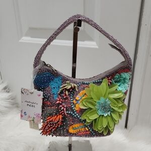 🔹️Made In india Floral Handcrafted Multicolor Beaded Women's Bag